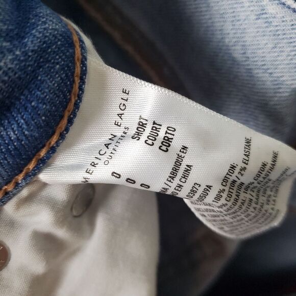 American Eagle Patch Jeans Size 0 Petite - Picture 8 of 9
